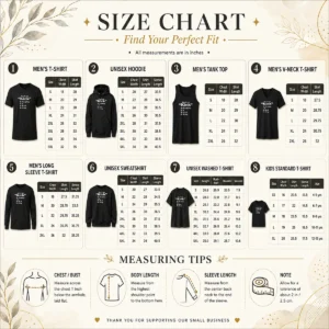 Size chart for Good Yes I Am Kirk Keeping It Real King with measurements in inches and cm