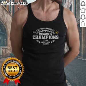 Funny Eastwood Troopers Region 19 Champions 13 0 Undefeated Season Tank top featuring a sporty design.