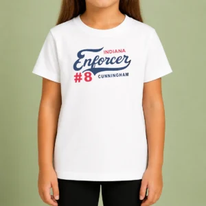 Funny Sophie Cunningham Indiana Enforcer 8 Indiana Basketball Kids T-Shirt