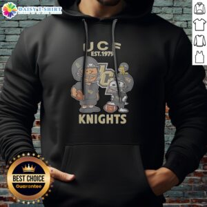 Pretty The Peanuts UCF Knights Football Est 1979 Hoodie in black, featuring UCF Knights football graphic and established 1979 text