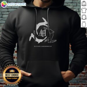 Premium AFI 20 Years Underground Hoodie featuring a bold graphic design and comfortable fit.