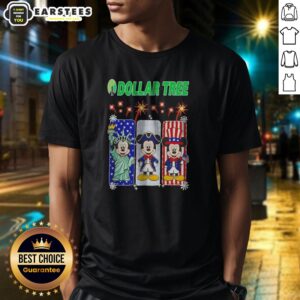 Dollar Tree Mickey Mouse Statue Of Liberty Patriot Uncle Sam USA shirt on shirt