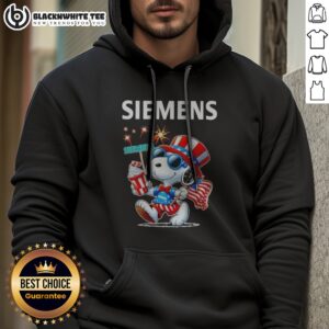 Original Snoopy X Siemens Fourth Of July American 250 Years 1776 2026 Fireworks Hoodie showcasing vibrant fireworks design