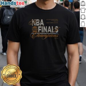 Official NBA Finals Champions New York Knicks Script Logo