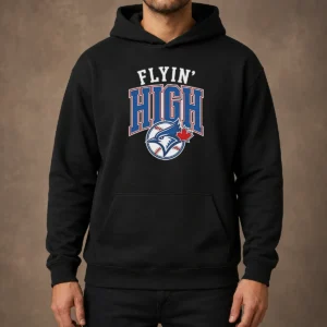 Hot Toronto Blue Jays Flyin High Logo Hoodie