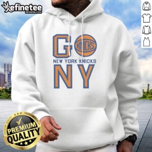 Nice New York Knicks Go New York Knicks NY Basketball Team hoodie in navy blue with team logo on front