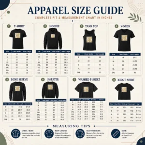 Size chart for Hot Its Gone Be Bad My Nigga showing garment measurements in inches and cm