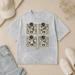 Premium Basketball Purdue The Lance Dance Lance Jones Washed T-Shirt