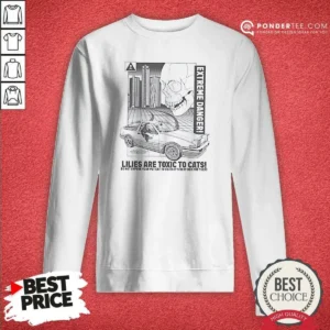 Pretty Lilies Are Toxic To Cats Extreme Danger Grim Reaper Toyota AE86 Drift Car Sweatshirt