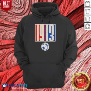 Hot U.S. Soccer Retro 1913 Soccer Hoodie