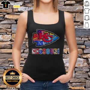 Original MO Chiefs Royals Cardinals Blues Sporting Arrowhead Logo Tank top displayed on a neutral background.