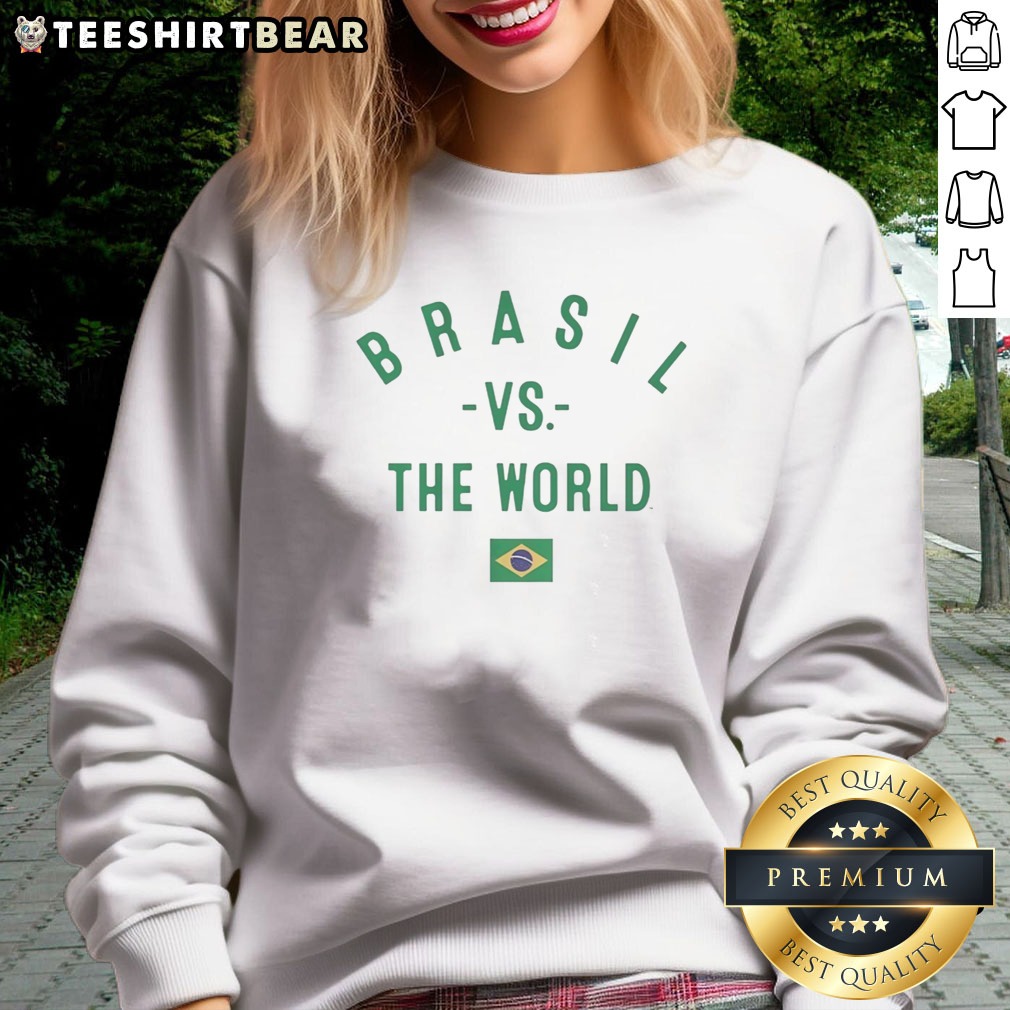 hot-brasil-vs-the-world-fifa-world-cup-2026-having-flag-sweatshirt Hot Brasil Vs The World FIFA World Cup 2026 Having Flag Sweatshirt featuring vibrant graphics and comfortable fit