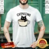 Hot Catpuccino shirt optimized for clear display on a fitted short-sleeve cotton tee