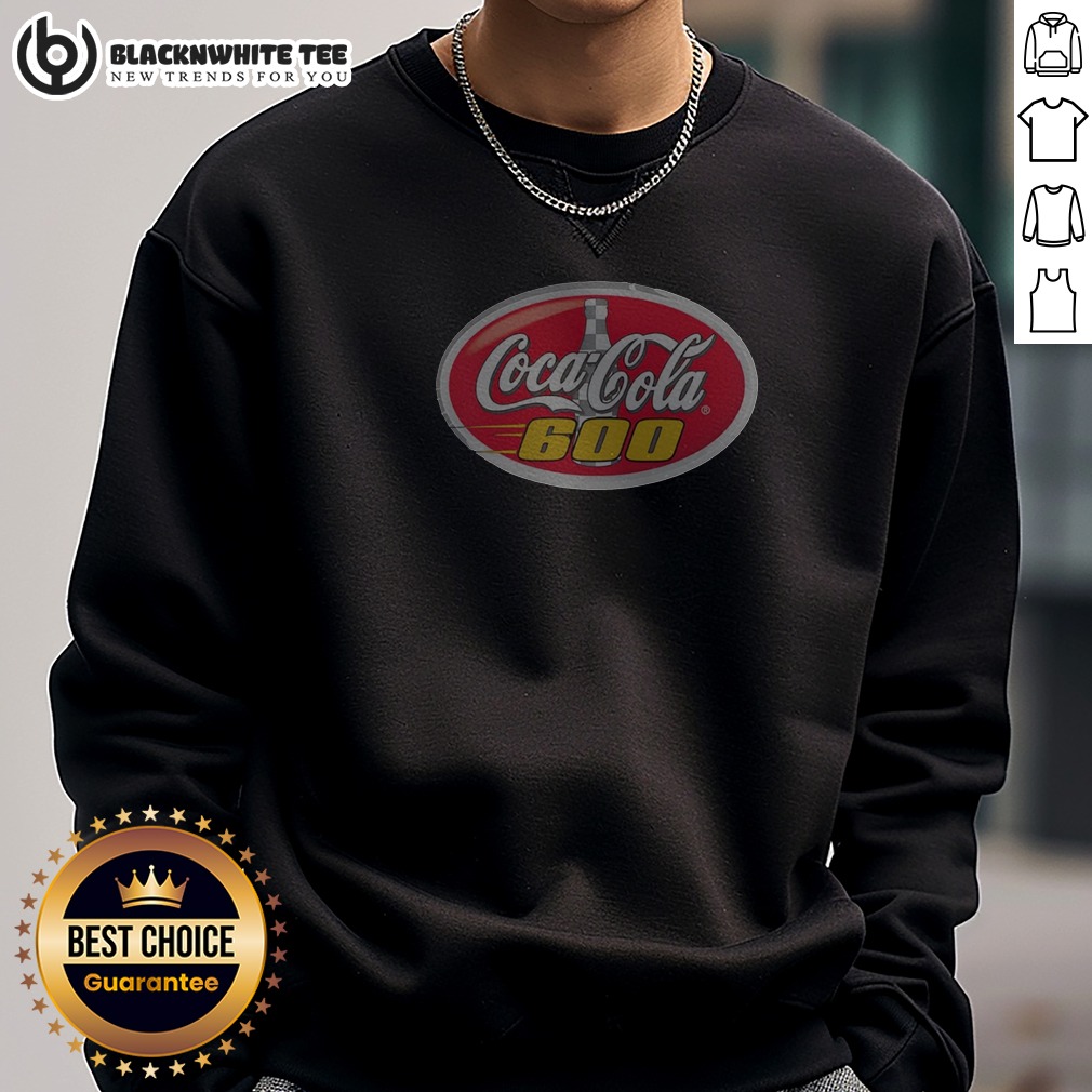 hot-coca-cola-600-nascar-racing-event-logo-checkered-bottle-sweashirt Hot Coca Cola 600 NASCAR Racing Event Logo Checkered Bottle Sweashirt