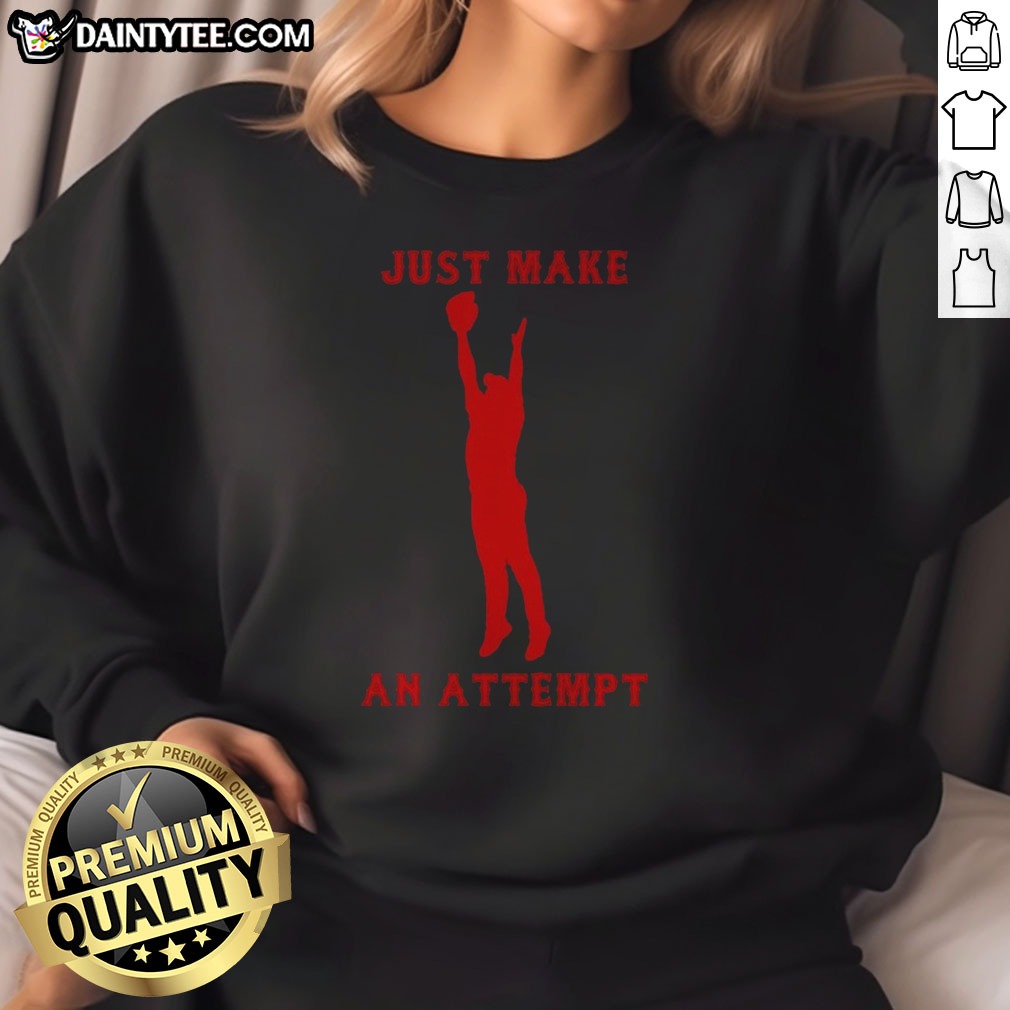 hot-derek-jeter-new-york-yankees-just-make-an-attempt-sweatshirt Hot Derek Jeter New York Yankees Just Make An Attempt Sweatshirt featuring bold team graphics