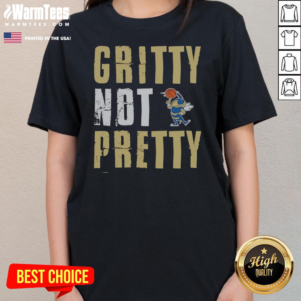 hot-georgia-tech-gritty-not-pretty-mascot-ladies-tee Hot Georgia Tech Gritty Not Pretty Mascot ladies tee featuring a vibrant graphic design.
