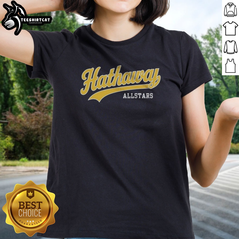 hot-hathaway-all-stars-ladies-shirt Hot Hathaway All Stars Ladies shirt featuring a vibrant design and comfortable fit.