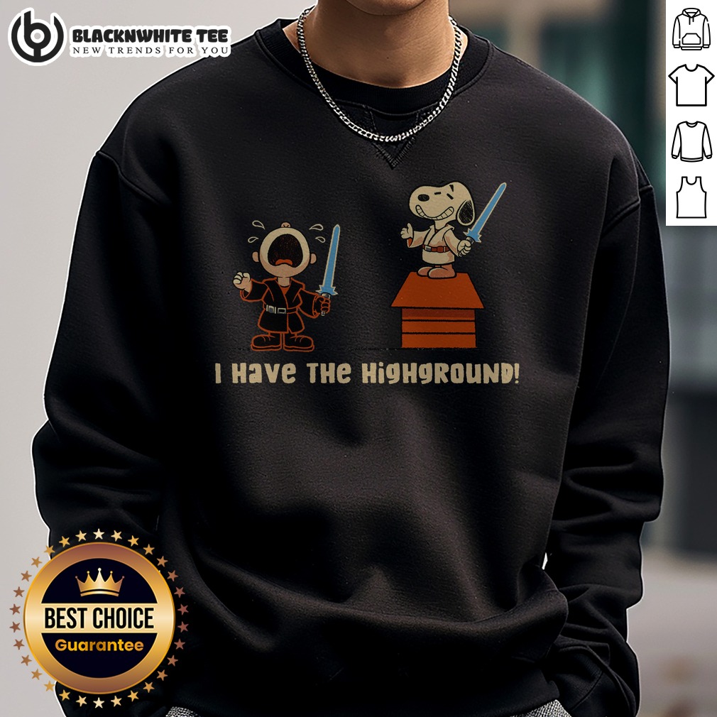 hot-i-have-the-highground-snoopy-peanuts-star-wars-sweashirt
