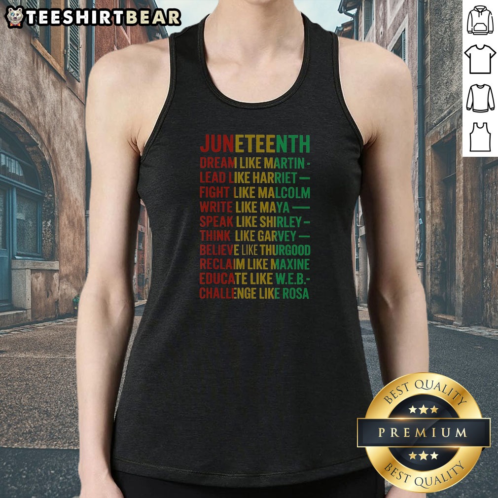 hot-juneteenth-dream-like-martin-lead-like-harriet-tank-top Hot Juneteenth Dream Like Martin Lead Like Harriet Tank Top