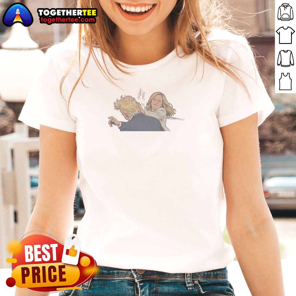 hot-kamala-harris-slap-trump-meme-ladies-shirt Hot Kamala Harris Slap Trump Meme Ladies Shirt