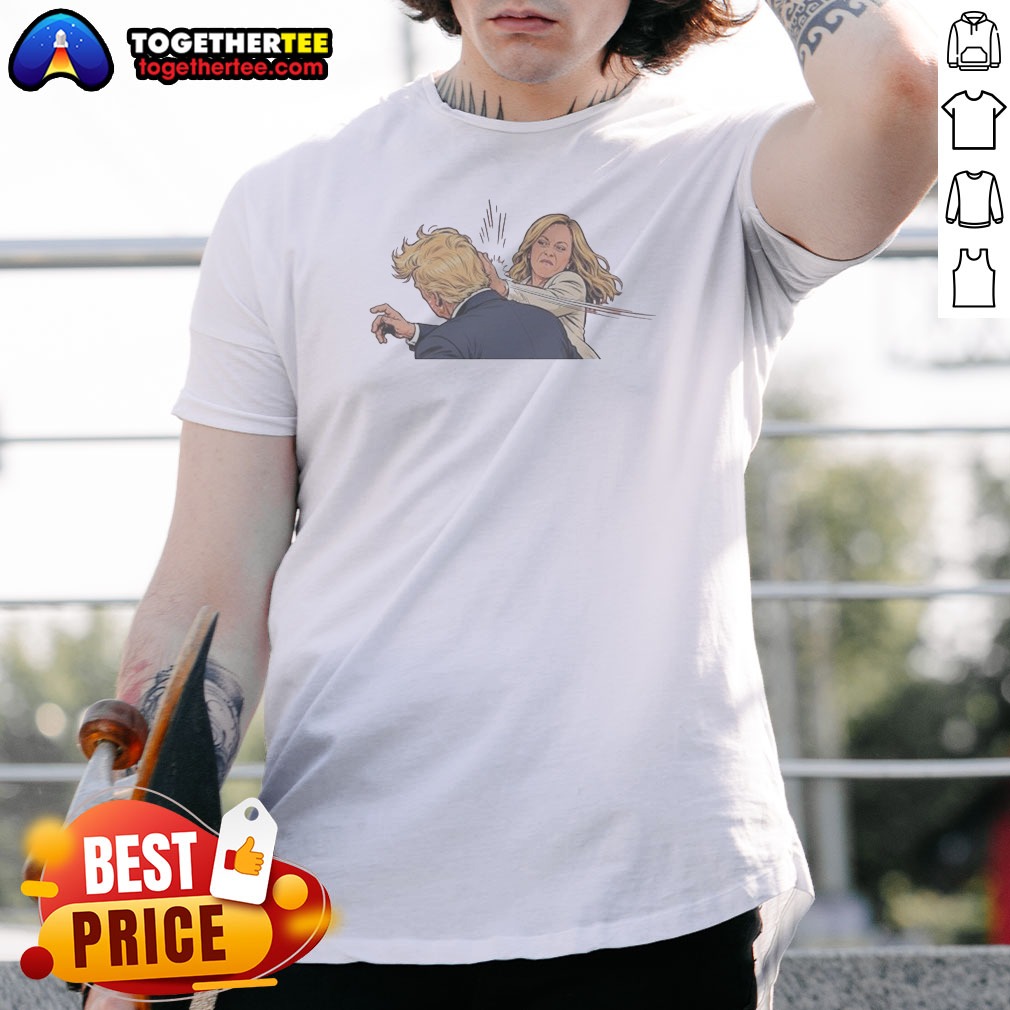 Hot Kamala Harris Slap Trump Meme Shirt Hot Kamala Harris Slap Trump Meme