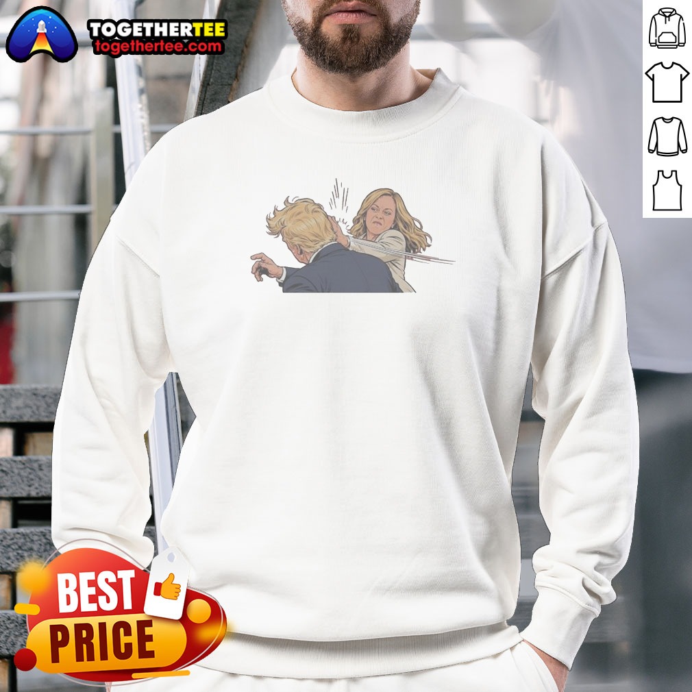 hot-kamala-harris-slap-trump-meme-sweatshirt Hot Kamala Harris Slap Trump Meme Sweatshirt