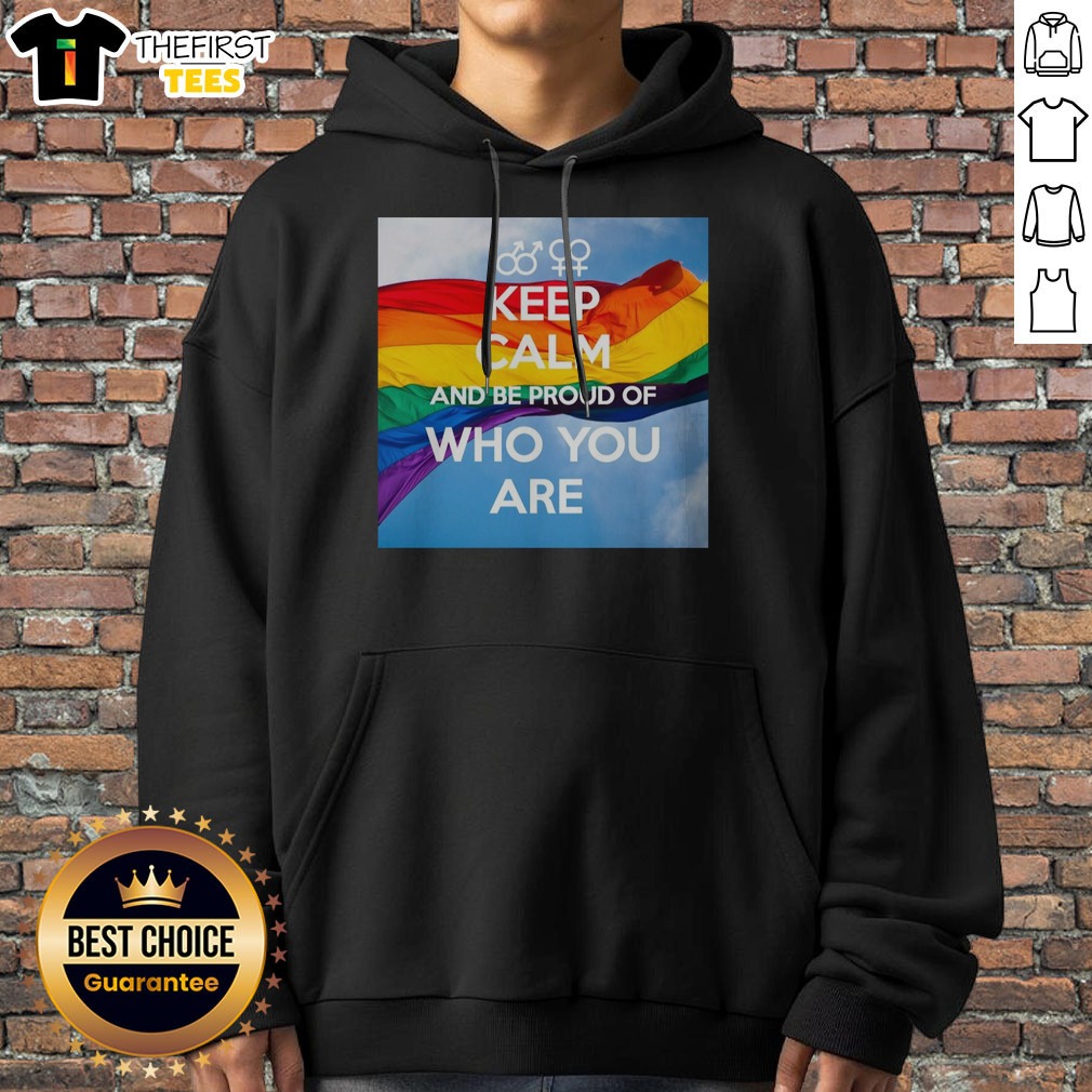 hot-keep-calm-and-be-proud-of-who-you-are-hoodie Hot Keep Calm And Be Proud Of WHO You Are Hoodie in a vibrant color, perfect for everyday wear.
