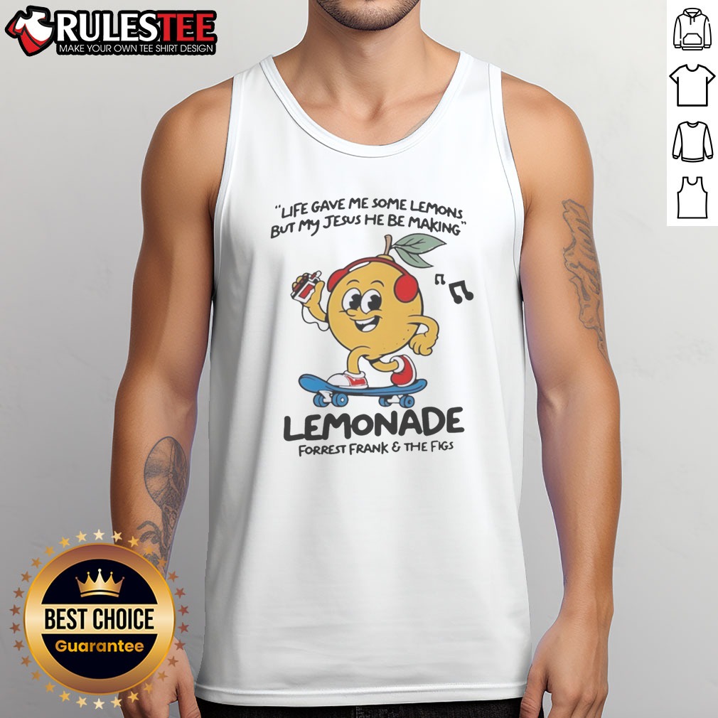 hot-lemonade-life-gave-me-some-lemons-but-my-jesus-he-be-making-tank-top Hot Lemonade Life Gave Me Some Lemons But My Jesus He Be Making Tank top in vibrant yellow