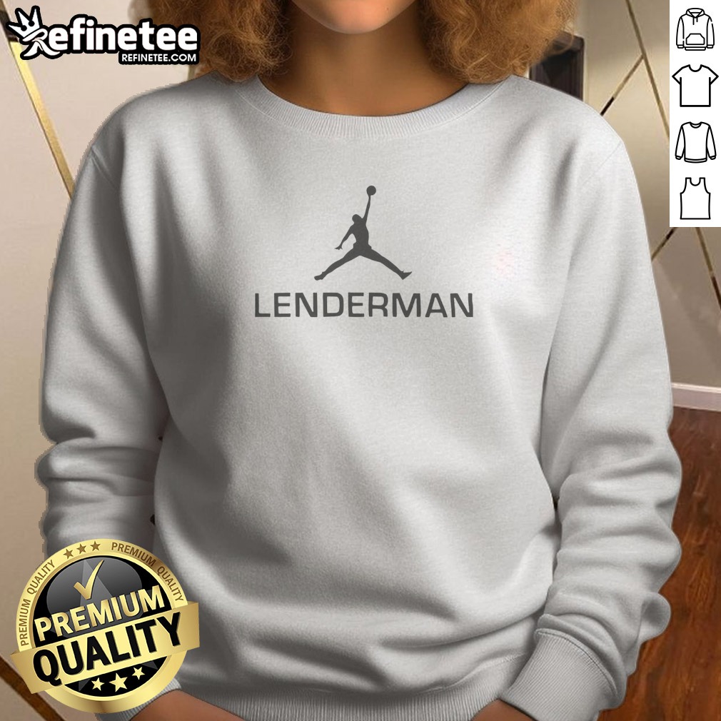 hot-lenderman-jordan-chicago-bulls-basketball-player-air-jumpman-logo-sweatshirt-2 Hot Lenderman Jordan Chicago Bulls Basketball Player Air Jumpman Logo Sweatshirt in black, featuring bold graphic print