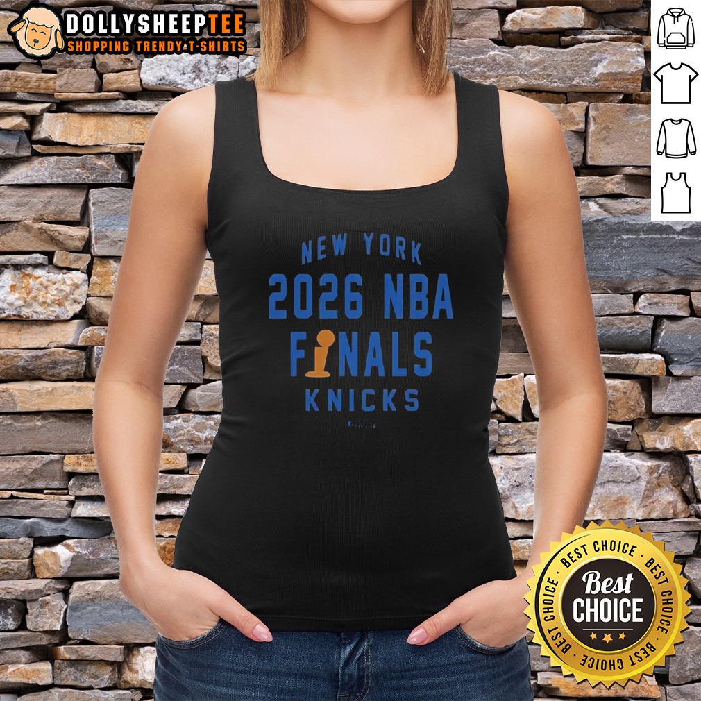 Hot New York Knicks 2026 NBA Finals Trophy Tank Top Hot New York Knicks 2026 NBA Finals Trophy Tank Top showcasing team pride and celebration.