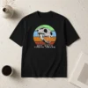 Hot Off With Their Heads The Crypt Denver CO t shirt in black, front view showing graphic print