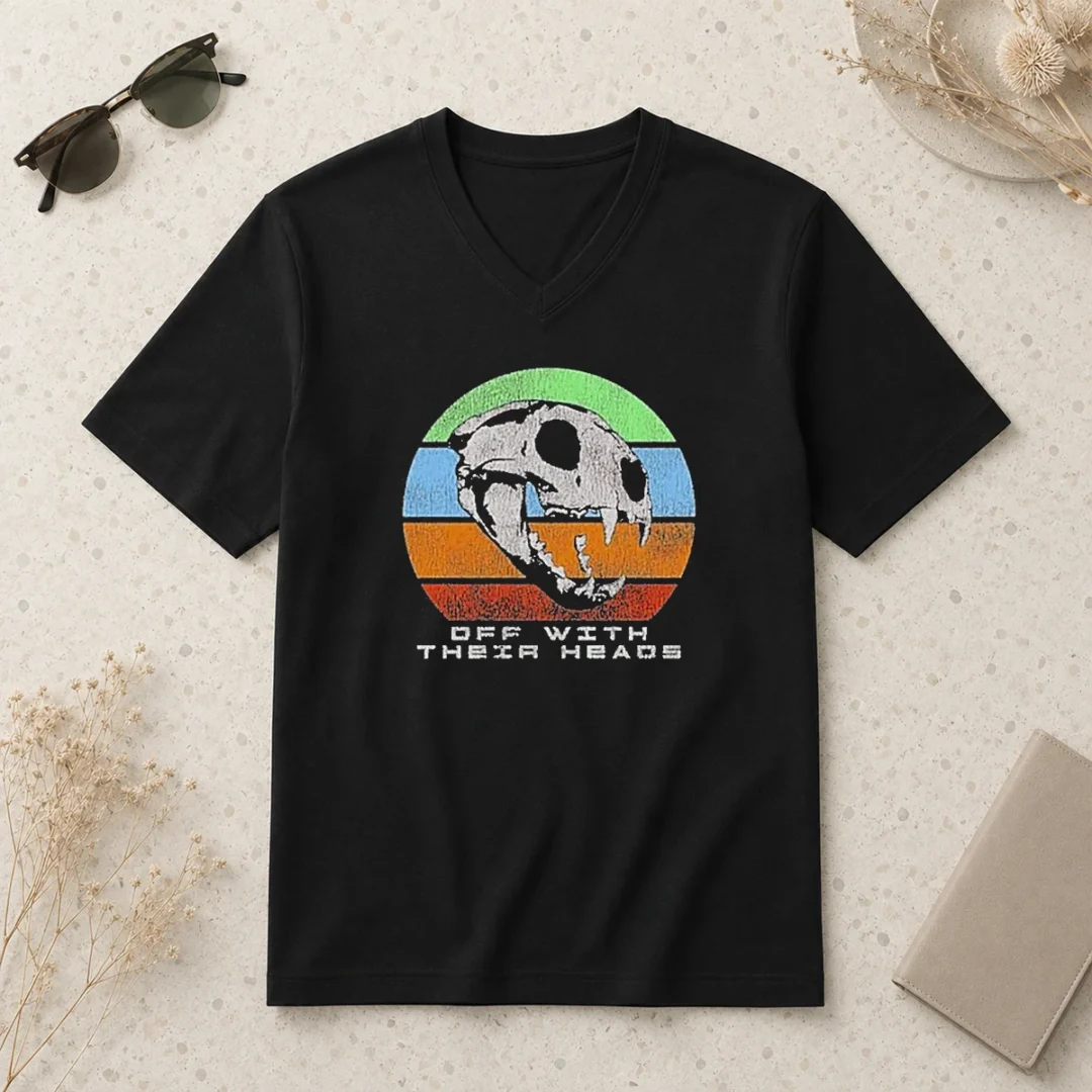 hot-off-with-their-heads-the-crypt-denver-co-v-neck-shirt Hot Off With Their Heads The Crypt Denver CO V-Neck Shirt