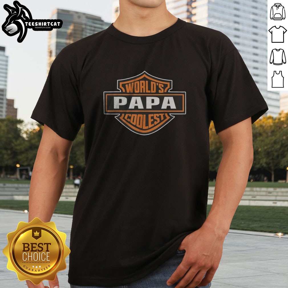 hot-papa-harley-davidson-worlds-coolest-shirt Hot Papa Harley Davidson Worlds Coolest Shirt featuring a bold graphic design on a comfortable tee.