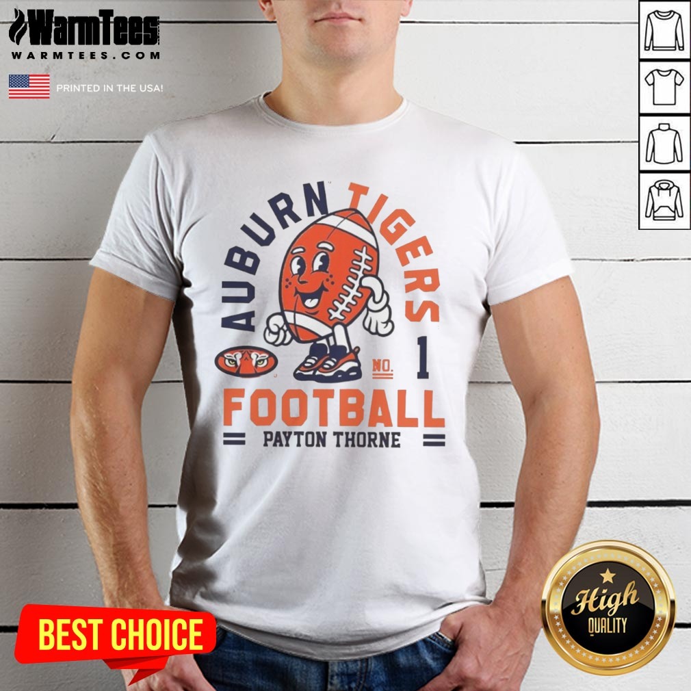 hot-payton-thorne-auburn-tigers-football-no-1-shirt Hot Payton Thorne Auburn Tigers Football No 1 shirt displayed on a plain background, perfect for fans.