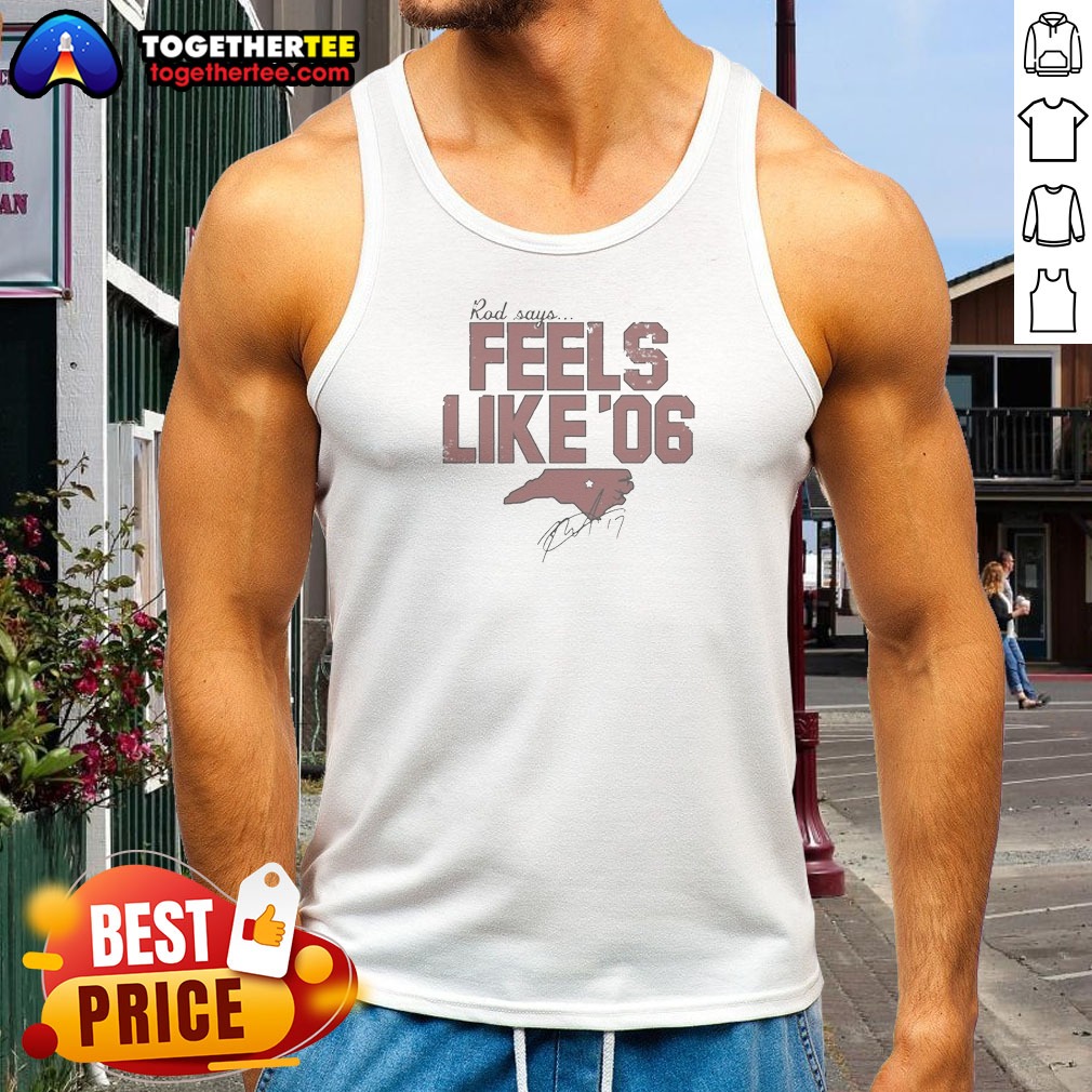 hot-rod-brindamour-feels-like-06-carolina-star-signature-tank-top Hot Rod Brindamour Feels Like 06 Carolina Star Signature Tank Top