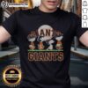 Hot San Francisco Giants Peanuts Charlie Brown Snoopy MLB Team Shirt featuring iconic characters on a comfortable tee.