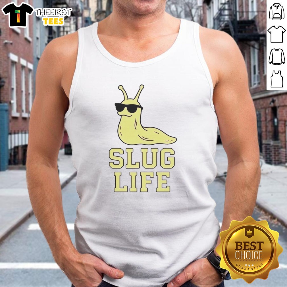 hot-slug-life-banana-tank-top Hot Slug Life Banana Tank top featuring a playful banana graphic design.