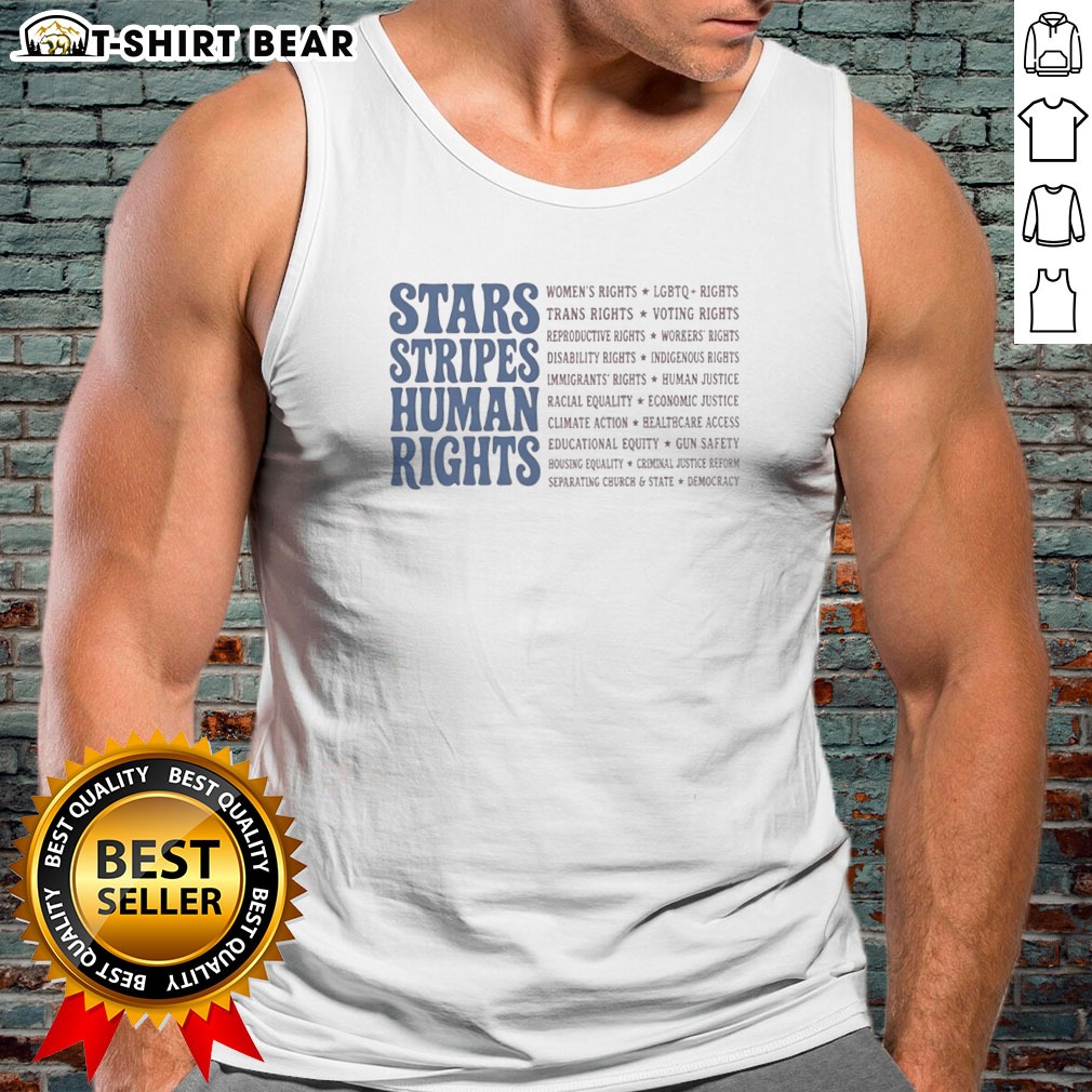 hot-stars-and-stripes-and-human-rights-quote-tank-top Hot Stars And Stripes And Human Rights Quote Tank Top