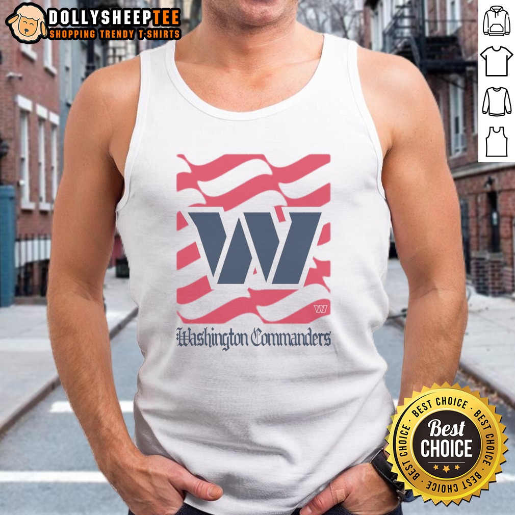 hot-washington-commanders-american-heritage-wordmark-tank-top Hot Washington Commanders American Heritage Wordmark Tank Top featuring a bold team logo