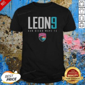Hot San Diego Wave FC Leon 9 San Diego Wave FC NWSL Player Name Jersey shirt optimized for product display
