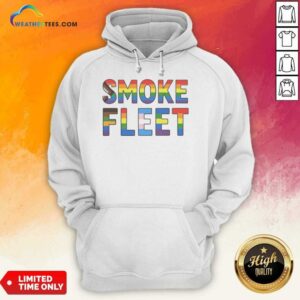 Premium Smoke Fleet Happy Pride Month hoodie optimized for vibrant pride celebrations.