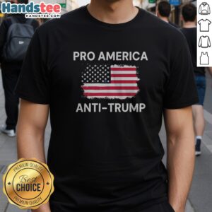 Premium Patriotic Dissenter American Flag Pro America Anti Trump Shirt displayed on a neutral background.