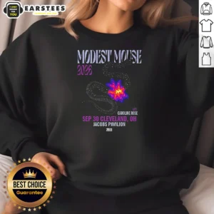 Premium Modest Mouse House Of Blues Anaheim CA Oct 21 2026 Poster sweatshirt in dark gray with bold graphic print