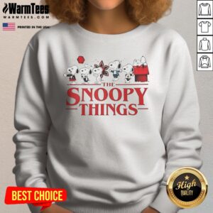 Hot The Snoopy Things Stranger Things Sweatshirt