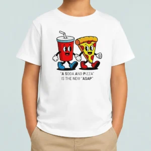Awesome A Soda And Pizza Is The New ASAP Kids T-Shirt
