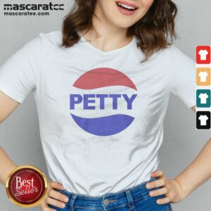Good Petty Pepsi Logo Parody V Neck Shirt v neck optimized in soft cotton fabric with bold graphic print