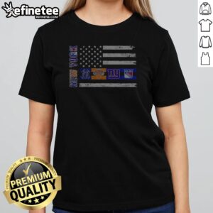 Funny New York Sport Teams Yankees Knicks Giants Rangers American Flag USA Independence Day