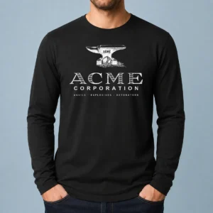 Official ACME Corporation Anvils Explosives Detonators Long Sleeve Shirt