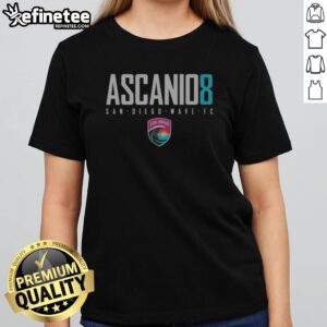 Good San Diego Wave FC Ascanio 8 San Diego Wave FC Girlt Shirt showcasing team spirit and style.
