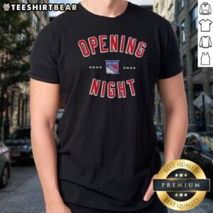 Nice New York Rangers Opening Night 2023 2024 Shirt displayed on a clean background